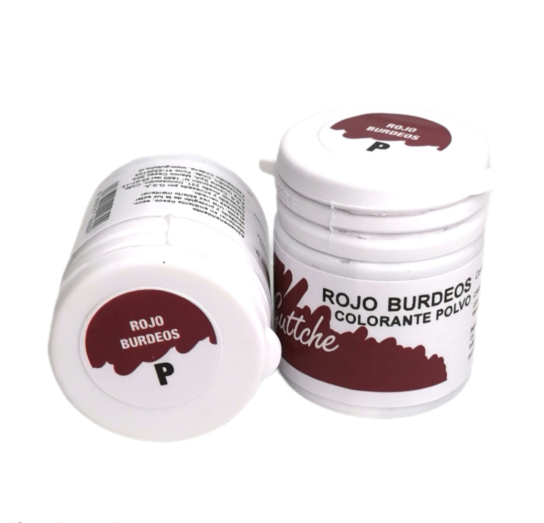 Guttche Polvo Rojo Burdeo 15g.
