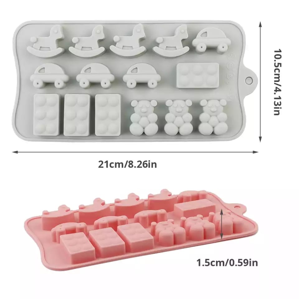 Molde para Chocolates Juguete