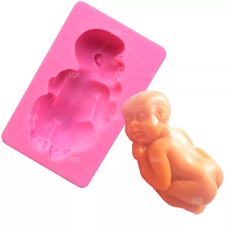 Molde de Silicona Bebé