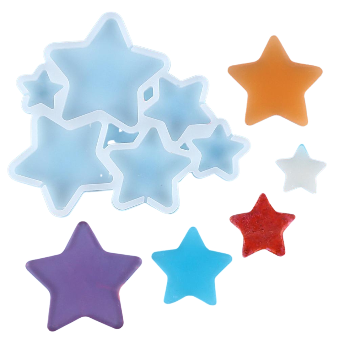 Molde de Silicona Estrellas