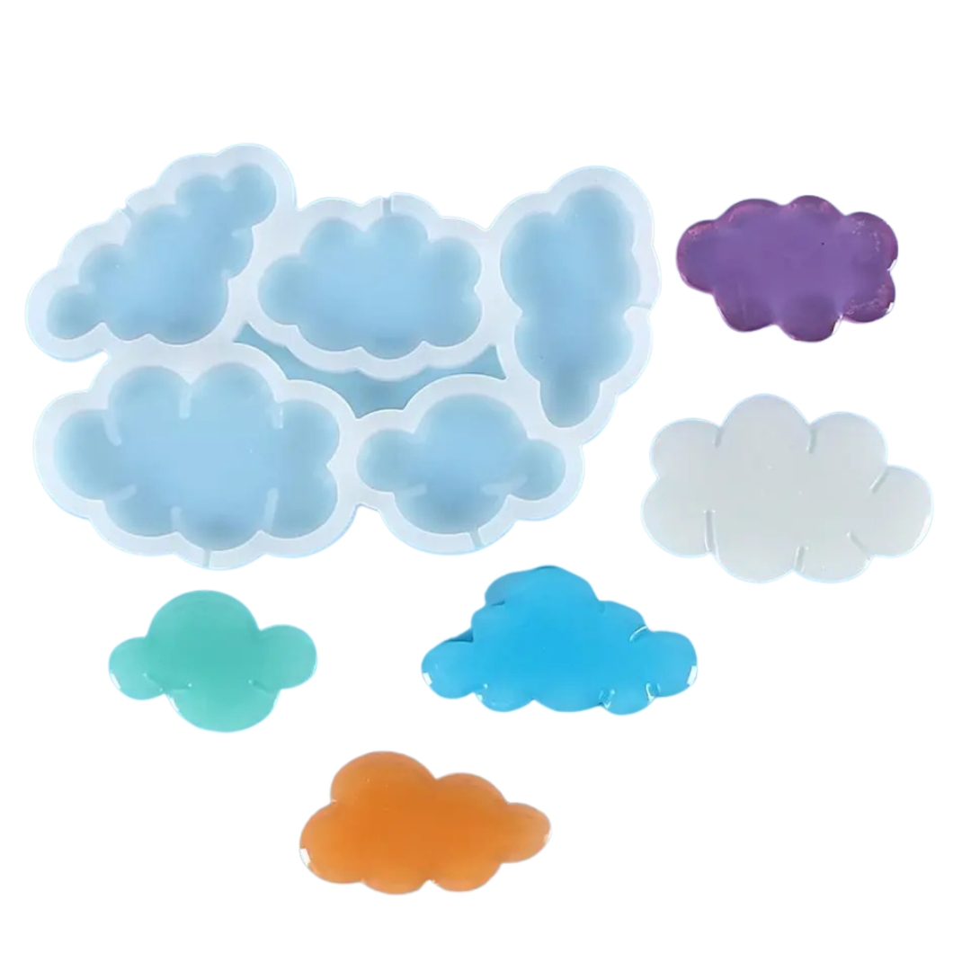 Molde de Silicona Nubes