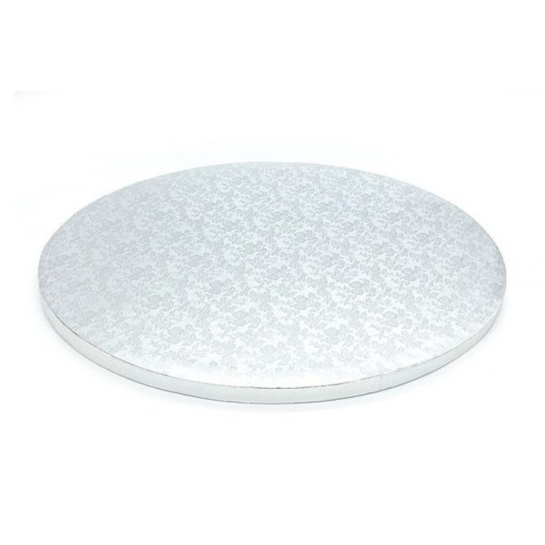 Base plumavit plateada redon.30cm