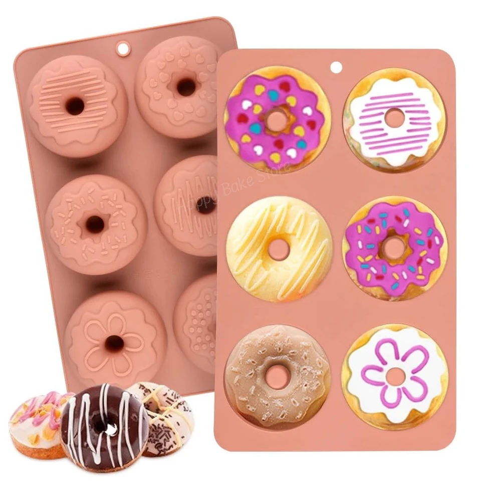 Molde silicona 4 donas
