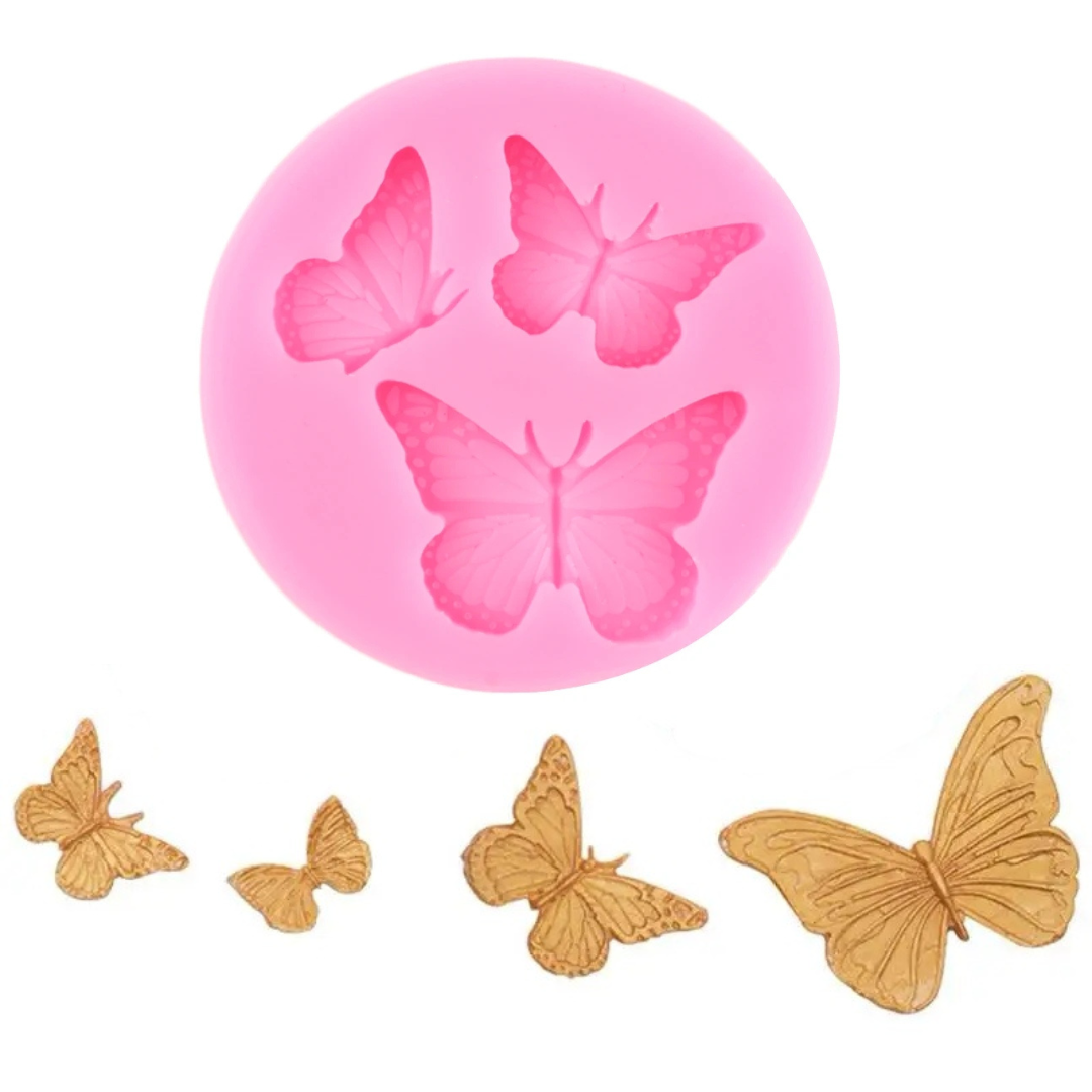 Molde Silicona Mariposas