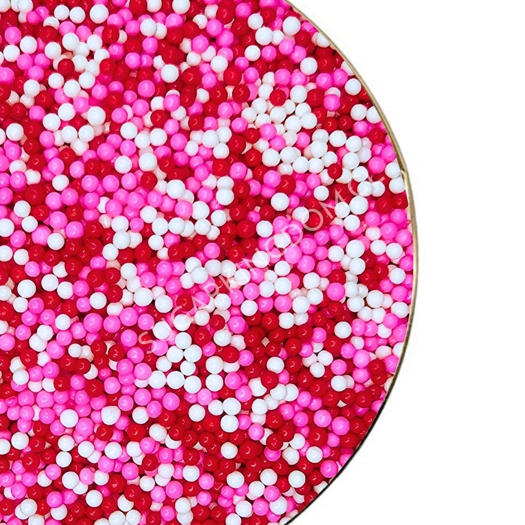 Grajea Multicolor Blanco Rosa Rojo