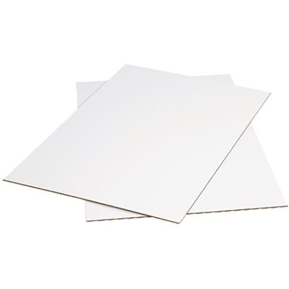 Base de Madera Blanca Rectangular 45x55cm